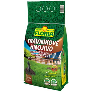 AGRO FLORIA trávnikové hnojivo proti krtkom 2,5 kg