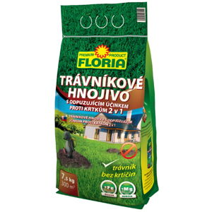 AGRO FLORIA trávnikové hnojivo proti krtkom 7,5 kg